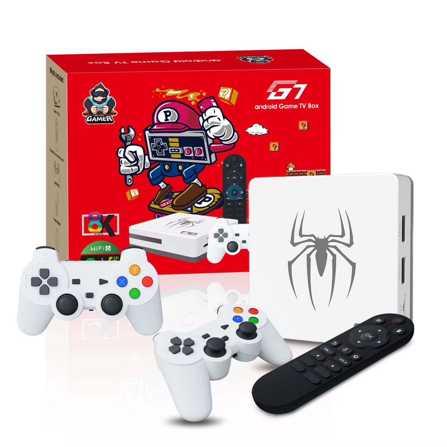 Box android Tv avec +15.000 jeux rétro